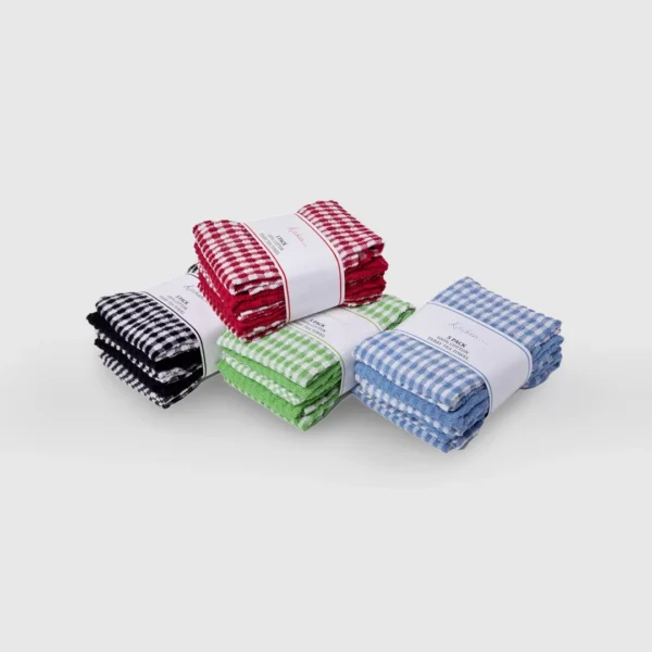 Mono Check Tea Towels