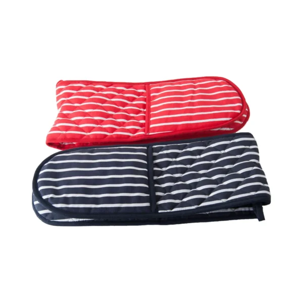 Butcher Stripe Double Oven Gloves