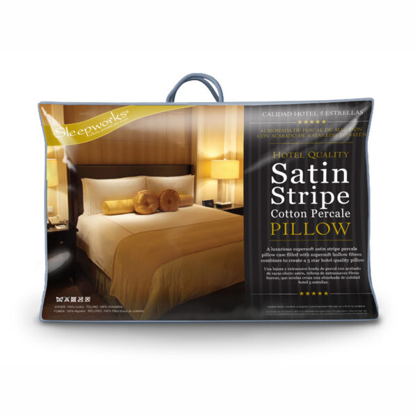 HOTEL SATIN STRIPE PILLOW