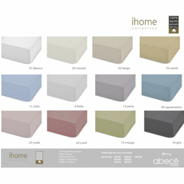 200TC COTTON FITTED SHEET