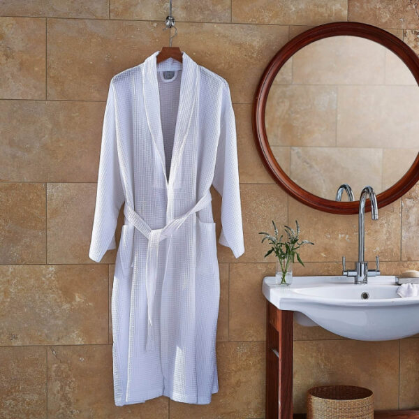 WAFFLE BATHROBE