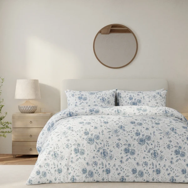 TONAL FLORAL BLUE